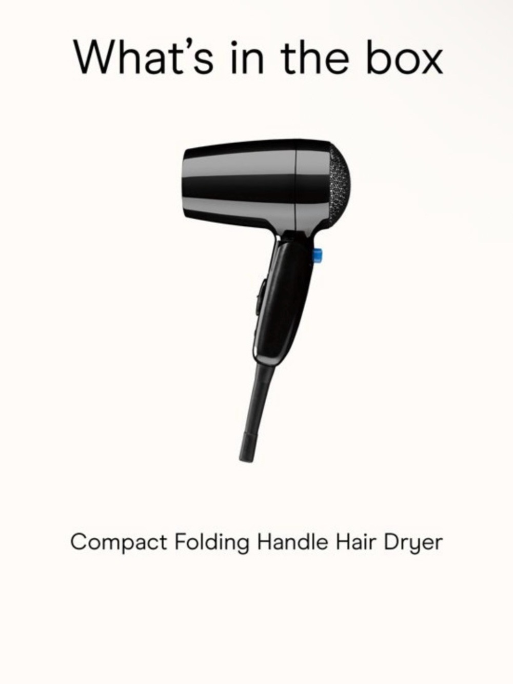 Conair Compact Travel Hair Dryer NEW | Lightweight Fast Dry Blow Dryer